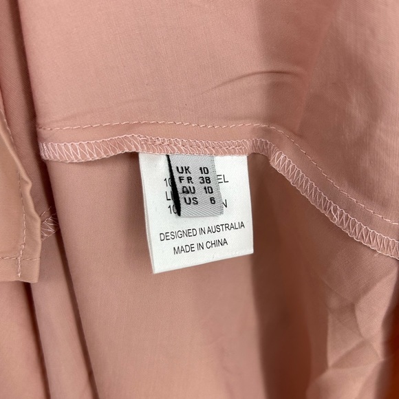 Shakuhachi Dust Pink Isabelle Wrap Dress - Picture 8 of 10